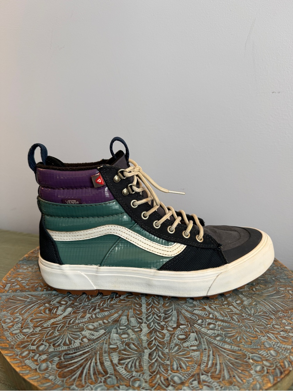 Vans Sk8-Hi Mte 2.0 All Weather Dx Platform High Top Sneaker Men’s Size 10 - Picture 2 of 14